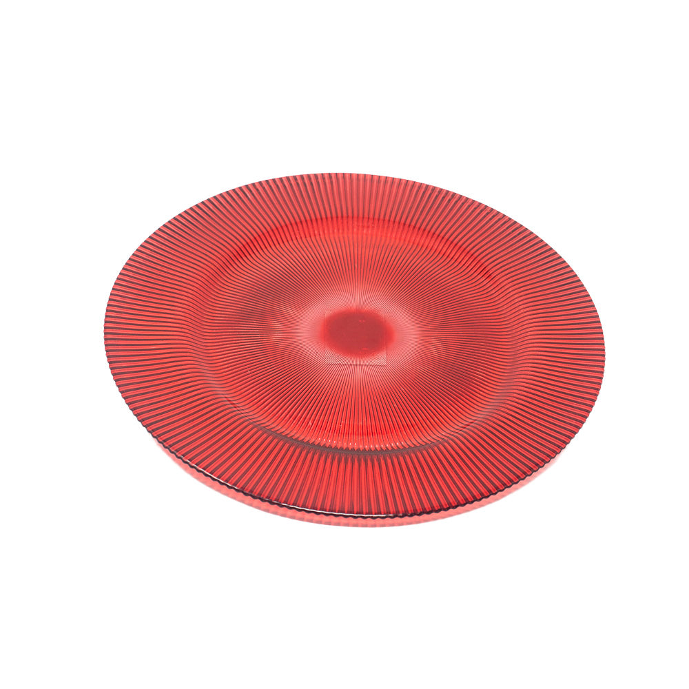 Venice Base Plate 33.5cm Red - Vittori
