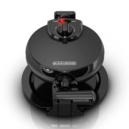 Belgian Rotating Round Waffle Maker - WM1000B - B&amp;D