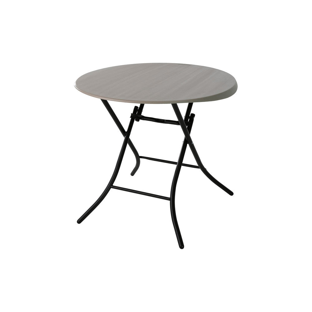 Gray Round Bistro Folding Table 84cm - LIFETIME