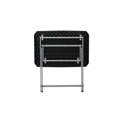 Black Personal Folding Table 76x52cm - LIFETIME