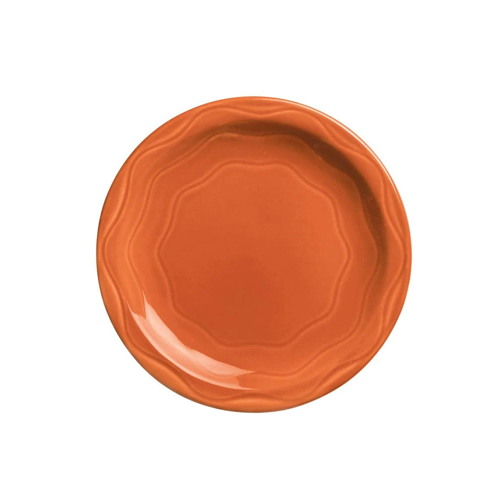 Cantina Plate Carved Saffron 26cm - Libbey