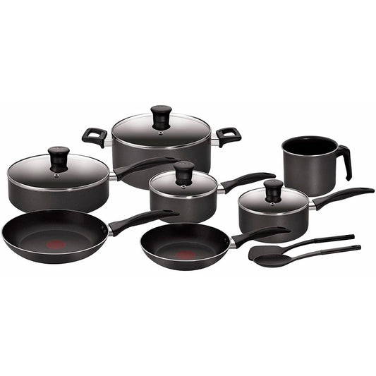 Extra durable aluminum cookware with 13 pieces Family Cook